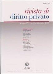 Rivista di diritto privato (2011). 4.