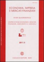 Economia impresa e mercati finanziari (2011). 3.