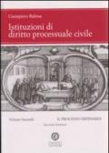 Istituzioni di diritto processuale civile. 2.Il processo ordinario