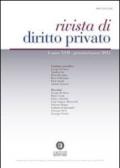 Rivista di diritto privato (2012). 1.