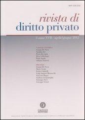 Rivista di diritto privato (2012)