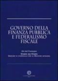 Governo della finanza pubblica e federalismo fiscale