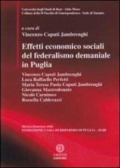 Effetti economico sociali del federalismo demaniale in Puglia