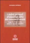 I delitti sessuali all'indomani della ratifica dell convenzione di Lanzarote