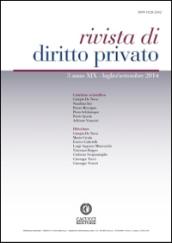 Rivista di diritto privato (2014): 3