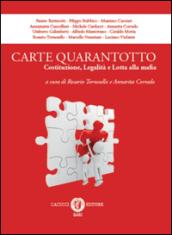 Carte quarantotto. Costituzione, legalità e lotta alla mafia