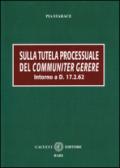 Sulla tutela processuale del communiter gerere