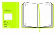 Moleskine Agenda giornaliera 12 mesi 2013 XSmall. Copertina rigida verde limone.