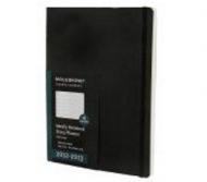 Moleskine 18 mesi – Agenda Weekly Notebook - Extralarge - Copertina morbida nera 2012-2013