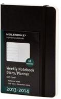 Moleskine 18 mesi - Agenda settimanale Notebook - Large - Copertina morbida nera 2013-2014