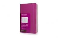 MOLESKINE DAILY DIARY/PLANNER 2014 HARD COVER LARGE MAGENTA