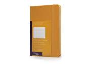 MOLESKINE WEEKLY DIARY/PLANNER 2014 HARD COVER GIALLO POCKET