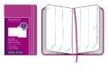 Moleskine 18 mesi - Agenda settimanale turntable - Pocket - Copertina rigida magenta