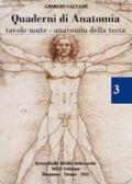Quaderno di anatomia. Tavole mute-Anatomia della testa