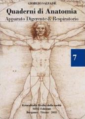 Quaderni di anatomia. Apparato digerente e respiratorio