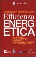 Efficienza energetica. Gli incentivi per il risparmio energetico, le rinnovabili termiche e la cogenerazione. Vademecum Nextville 2013