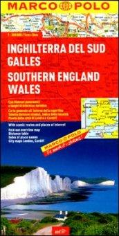 Inghilterra del Sud, Galles 1:300.000. Ediz. multilingue