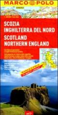 Scozia, Inghilterra del Nord 1:300.000. Ediz. multilingue