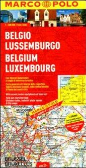 Belgio, Lussemburgo 1:200.000. Ediz. multilingue