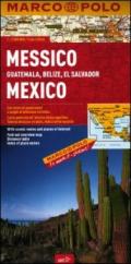 Messico, Guatemala, Belize, El Salvador 1:2.500.000