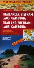 Thailandia, Vietnam, Laos, Cambogia 1:2.000.000. Ediz. multilingue