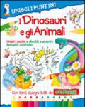 I dinosauri e gli animali. Unisci i puntini