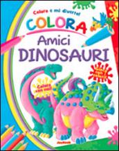 Colora allegri dinosauri