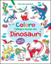 Coloro l'allegro mondo dei dinosauri