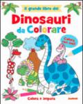 Grande libro dei dinosauri da colorare