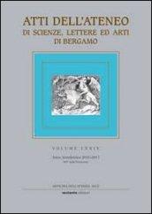 Atti dell'Ateneo di scienze, lettere ed arti di Bergamo. 74.
