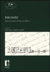 Per Enzo. Studi in memoria di Enzo Matera (Reti Medievali E-Book)