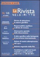 La rivista di Neldiritto (2011). 9.