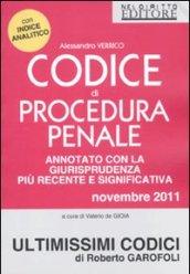 Codice di procedura penale. Annotato con la giurisprudenza