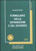 Formulario della seprazione e del divorzio. Con CD-ROM