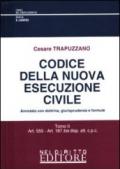 Codice della nuova esecuzione civile. Annotato con dottrina, giurisprudenza e formule