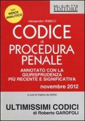 Codice di procedura penale. Annotato con la giurisprudenza più recente e significativa