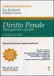 Diritto penale. Parte generale e speciale. 1.