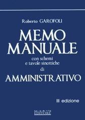 Memo manuale amministrativo. Con schemi e tavole sinottiche