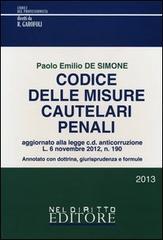 Codice delle misure cautelari penali