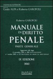 Manuale di diritto penale. Parte generale