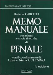 Memo manuale con schemi e tavole sinottiche di penale