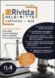 La rivista di Neldiritto (2013): 4