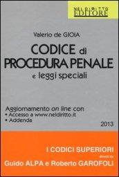 Codice di procedura penale e leggi speciali. Annotato con la giurisprudenza. Con aggiornamento online
