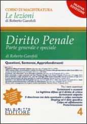 Diritto penale. Parte generale e speciale. 4.