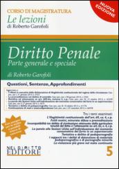 Diritto penale. Parte generale e speciale. 5.