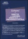 Schemi di diritto del lavoro, sindacale e della previdenza sociale