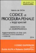 Codice di procedura penale e leggi speciali. Annotato con la giurisprudenza. Con aggiornamento online