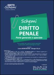 Schemi di diritto penale. Parte generale e speciale