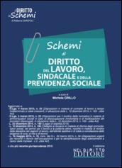 Schemi di diritto del lavoro, sindacale e della previdenza sociale