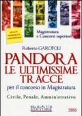 Pandora. Le ultimissime tracce per il concorso in magistratura. Civile, penale, amministrativo